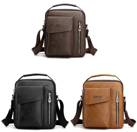 Sacoche en cuir PU pour homme